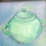 A Loop of Jade by judith cockram, Painting, Oil on Board