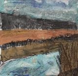 Among the Pools and the Reeds by judith cockram, Painting, Collage