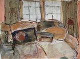 Are you sitting comfortably... by judith cockram, Painting, Collage