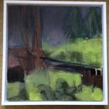 Peering Through by judith cockram, Painting, Acrylic on canvas