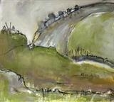 Where is it Going by judith cockram, Painting, Mixed Media
